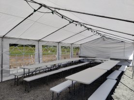 Location : tente reception